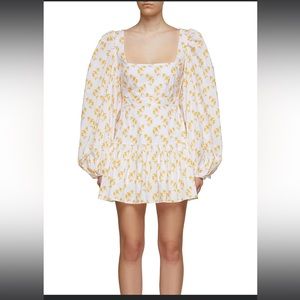 TUCKERNUCK: Yellow Vacation Spot Floral Julian Dress